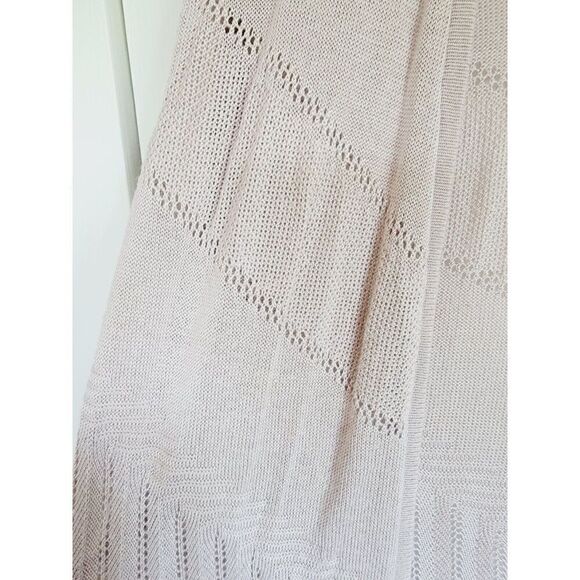 Torrid 2 Tan Taupe Open Front  Knit Drapey Cardigan Size 2X Open Knit Tan - Picture 5 of 10